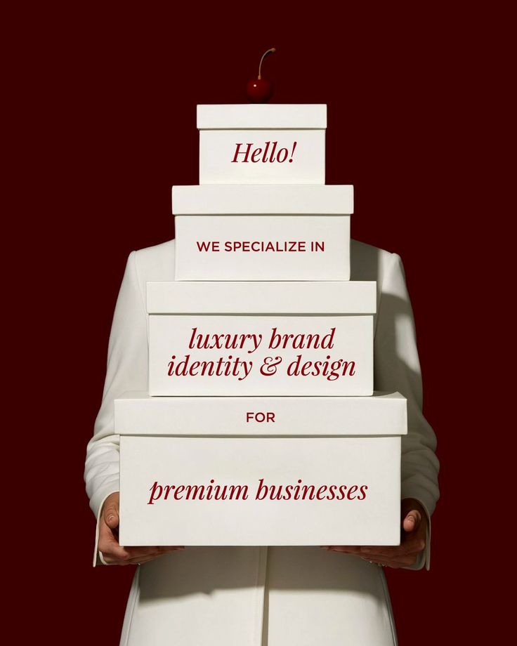 Identità di brand sviluppata da MAD per un'attività premium